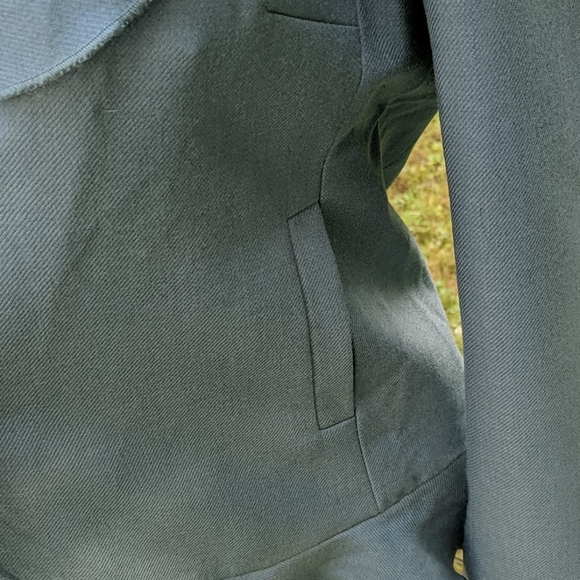 Robin's egg blue vintage silk blazer - Picture 2 of 6